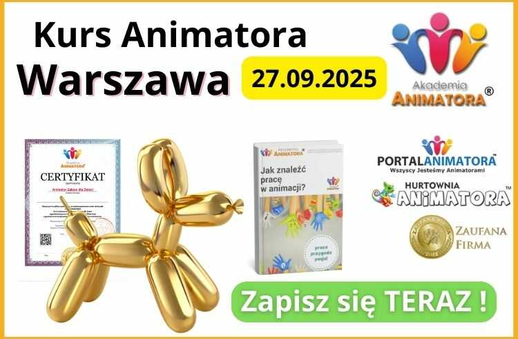 Kurs Animatora Warszawa - AkademiaAnimatora.pl