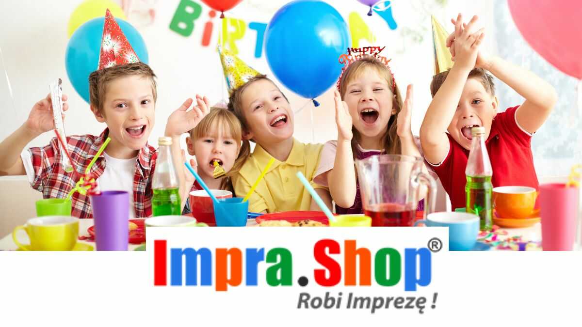 Impra.Shop - sklep party dla Ciebie. Akcesoria na Imprezę, Dekoracje Imprezowe, Balony Okrągłe, Balony Foliowe, Serpentyny, Maski, Przebrania, Kostiumy, Upominki, Zabawki dla Dzieci.