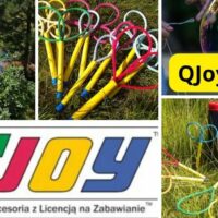 QJoy.pl – kijki do baniek i płyn do dużych baniek mydlanych (kolaż)