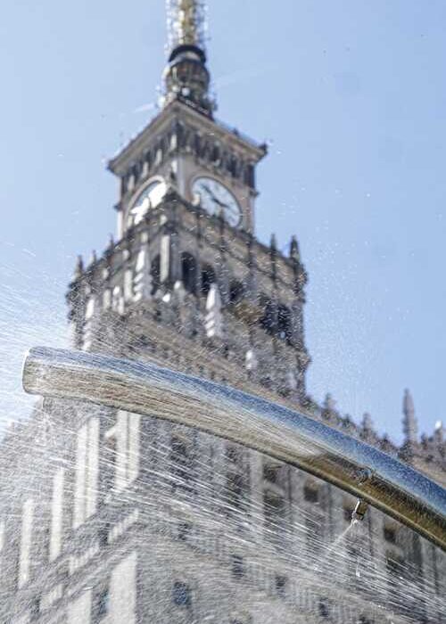 Zraszacze Wodne Warszawa | Zdjęcie Autor: Szymon Pulcyn