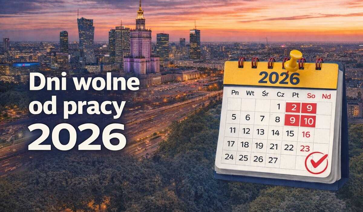 Dni wolne od pracy 2026 – kalendarz świąt i długich weekendów w Polsce