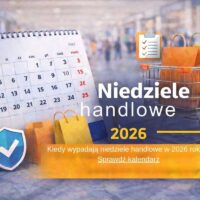 Kalendarz niedziel handlowych 2026 – sprawdź, kiedy sklepy będą otwarte