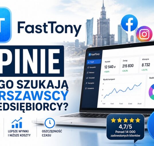 FastTony opinie – platforma do automatyzacji reklam Facebook i Instagram z analizą wyników