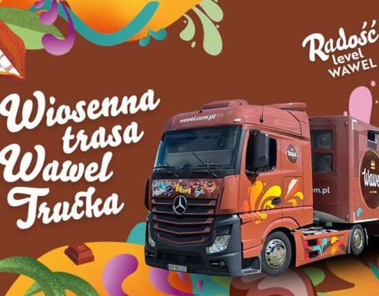 Grafika promocyjna Wawel Truck — Wiosenna Trasa Wawel Trucka, Radość Level Wawel