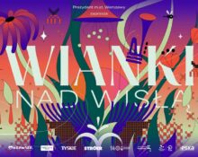 Plakat Wianków nad Wisłą 2026 — 20 czerwca, Multimedialny Park Fontann, Warszawa Gra, kolorowa ilustracja z motywami słowiańskimi, kwiatami i instrumentami muzycznymi