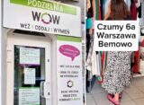 Mieszkańcy Bemowa wymieniający ubrania w Podzielni WoW. Lokalna inicjatywa promująca dawanie rzeczom drugiego życia, ekologię i budowanie sąsiedzkiej społeczności.