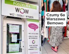 Mieszkańcy Bemowa wymieniający ubrania w Podzielni WoW. Lokalna inicjatywa promująca dawanie rzeczom drugiego życia, ekologię i budowanie sąsiedzkiej społeczności.