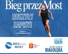 Plakat Biegu przez Most 2026 - ruszyły zapisy, 12 września na Białołęce