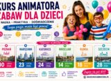Kurs Animatora Zabaw dla Dzieci w Warszawie 23 lipca 2026 – plakat Akademii Animatora®