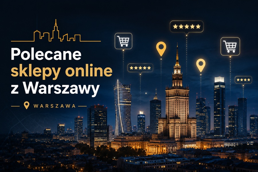 Polecane sklepy online z Warszawy – widoczność w Google i systemach AI